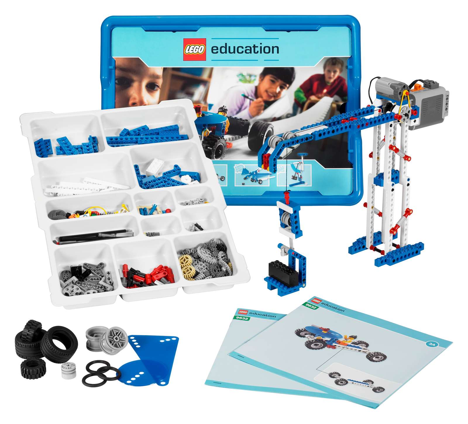 LEGO Education 9686 Simple and Powered Machines 教材與機械模型